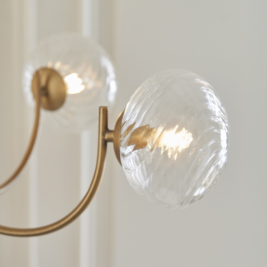 Endon 119210 - HAGUE Rod Chandelier 5xG9/5W/230V Brass