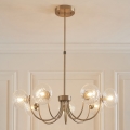 Endon 119224 - HAGUE cable pendant light 7xG9/5W/230V brass