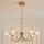 Endon 119224 - HAGUE cable pendant light 7xG9/5W/230V brass