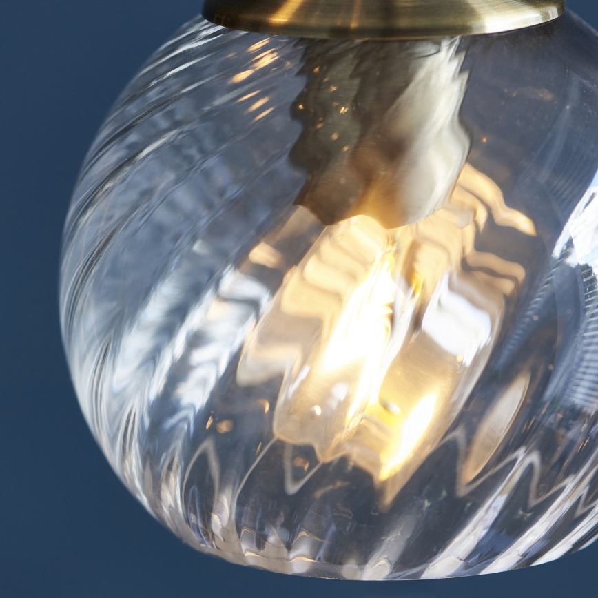 Endon 119435 - ALLEGRA cable-hung pendant 5xE14/7W/230V brass