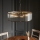 Endon 119455 - RIDGETON chain-hung chandelier 8xE14/7W/230V brass