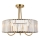 Endon 119609 - VISCONTI 3-Light Rod Pendant, E14, 6W, 230V, Brass