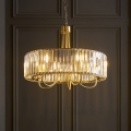 Endon 119610 - VISCONTI Chain-Hung Chandelier 5xE14/6W/230V Brass