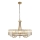 Endon 119611 - VISCONTI Chain-hung Chandelier 8xE14/6W/230V, Brass