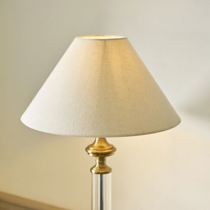 Endon 119972 - AVEBURY Table Lamp 1xE27/10W/230V Brass/Grey