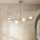 Endon 120038 - CERCHIO Rod-Mounted Chandelier 4xG9/5W/230V Brass