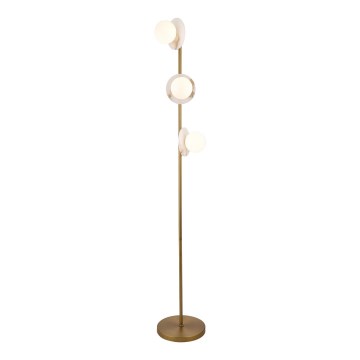 Endon 120042 - CERCHIO Floor Lamp 3x G9/5W/230V, Brass