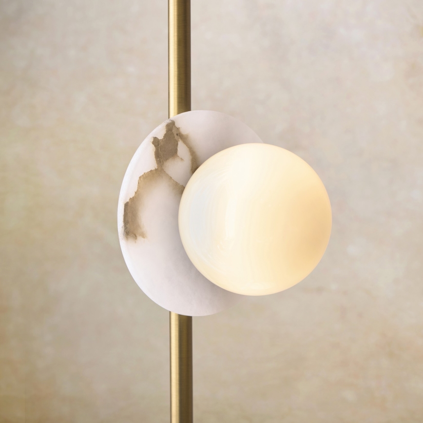 Endon 120042 - CERCHIO Floor Lamp 3x G9/5W/230V, Brass