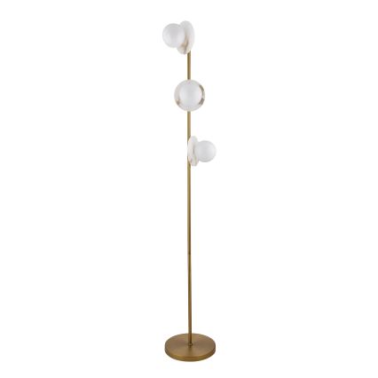 Endon 120042 - CERCHIO Floor Lamp 3x G9/5W/230V, Brass