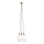 Endon 120648 - Cable-hung pendant light 3xE27/10W/230V, brass