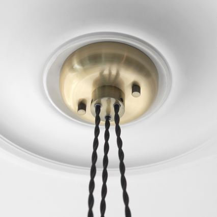 Endon 120656 - Cable-suspended pendant light 3xE27/10W/230V brass