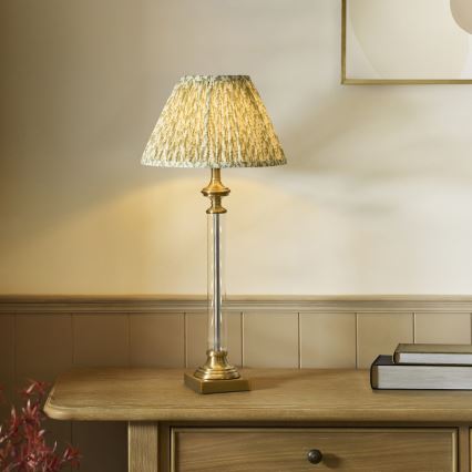 Endon 122515 - AVEBURY Table Lamp 1xE27/10W/230V brass/green