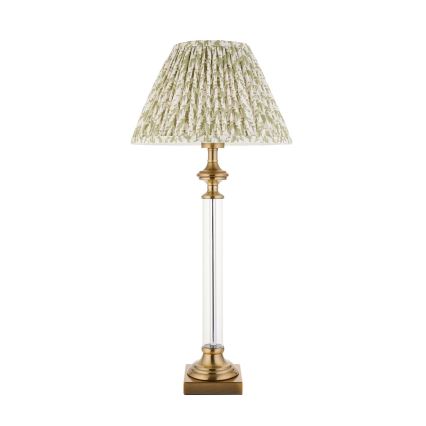 Endon 122515 - AVEBURY Table Lamp 1xE27/10W/230V brass/green