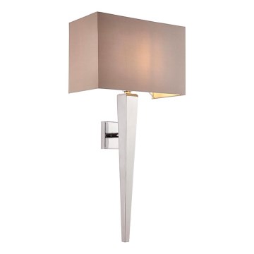 Endon 56706 - MORETO wall light 1xE14/7W/230V polished chrome/grey
