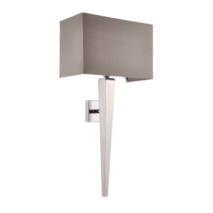Endon 56706 - MORETO wall light 1xE14/7W/230V polished chrome/grey