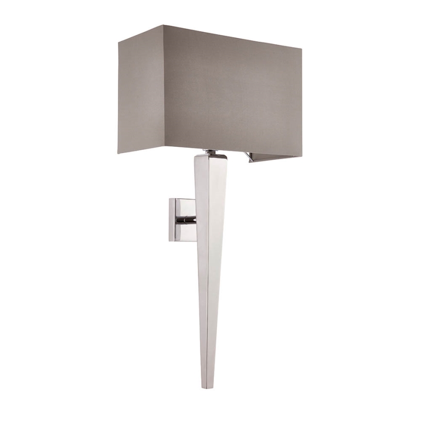 Endon 56706 - MORETO wall light 1xE14/7W/230V polished chrome/grey