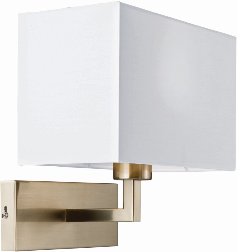 Endon 61604 - Wall light PICCOLO 1xE27/10W/230V white/matte chrome