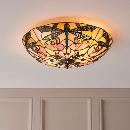 Endon 63922 - Ceiling light ASHTON 2xE27/60W/230V d. 45 cm