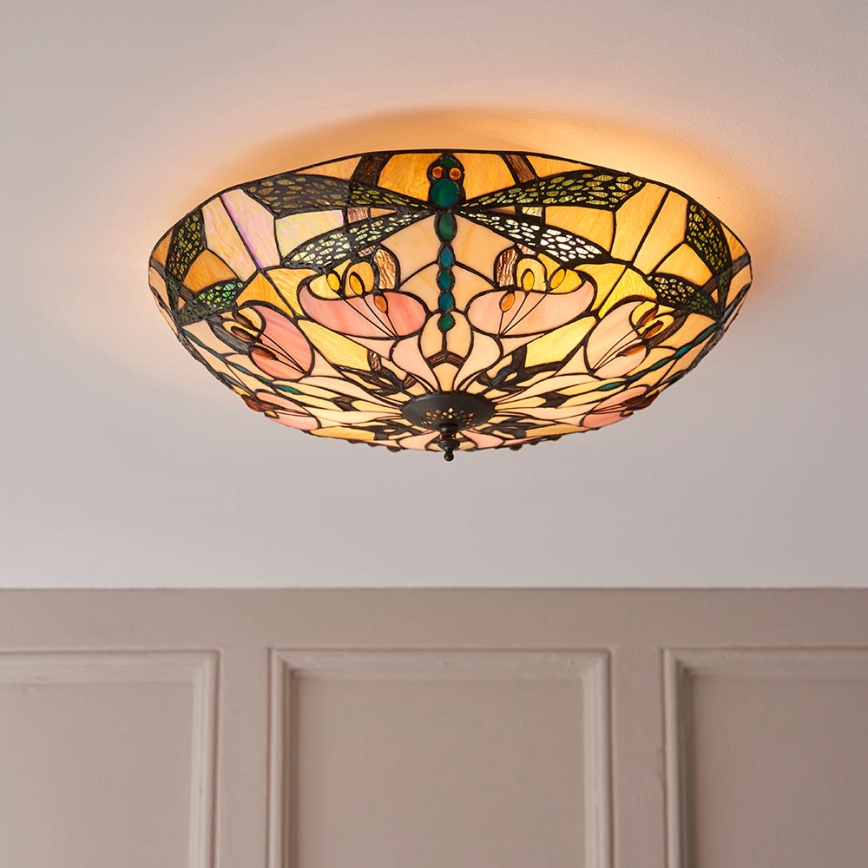 Endon 63922 - Ceiling light ASHTON 2xE27/60W/230V d. 45 cm