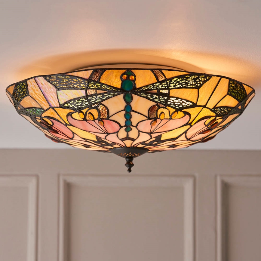 Endon 63922 - Ceiling light ASHTON 2xE27/60W/230V d. 45 cm