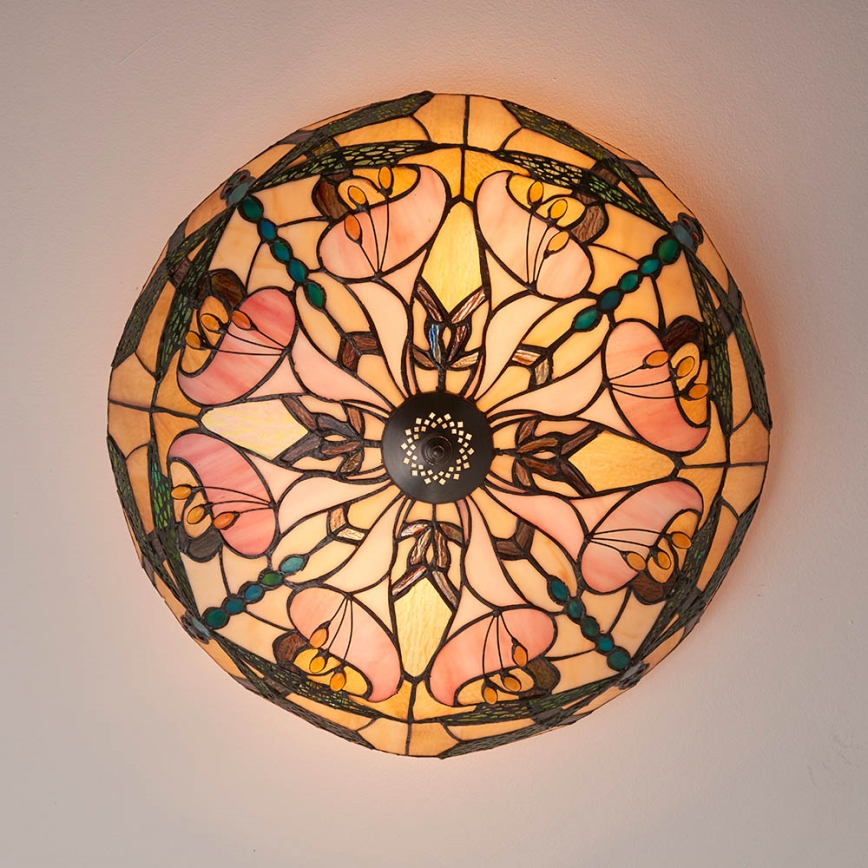 Endon 63922 - Ceiling light ASHTON 2xE27/60W/230V d. 45 cm