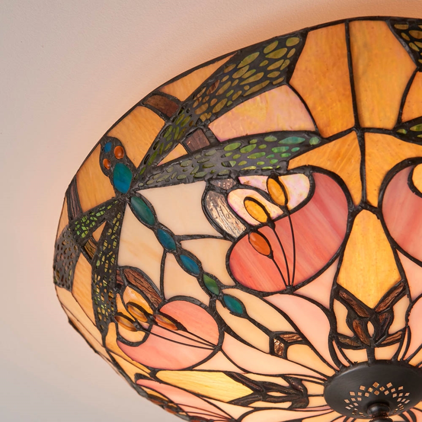 Endon 63922 - Ceiling light ASHTON 2xE27/60W/230V d. 45 cm
