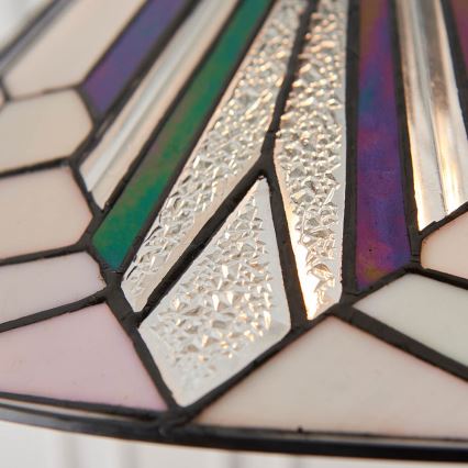 Endon 63938 - Tiffany ASTORIA Chain-Hung Chandelier 1xE27/60W/230V Ø 48 cm