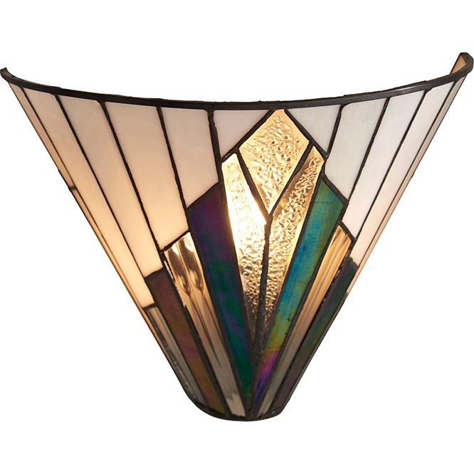 Endon 63940 - Tiffany ASTORIA Wall Light 1xE14/40W/230V