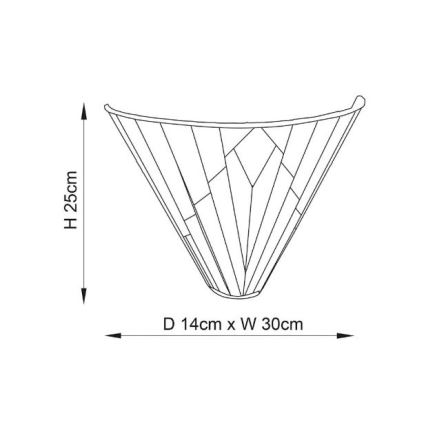Endon 63940 - Wall light ASTORIA 1xE14/40W/230V