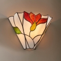 Endon 63964 - Tiffany BOTANICA Wall Light 1xE14/40W/230V