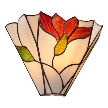 Endon 63964 - Tiffany BOTANICA Wall Light 1xE14/40W/230V