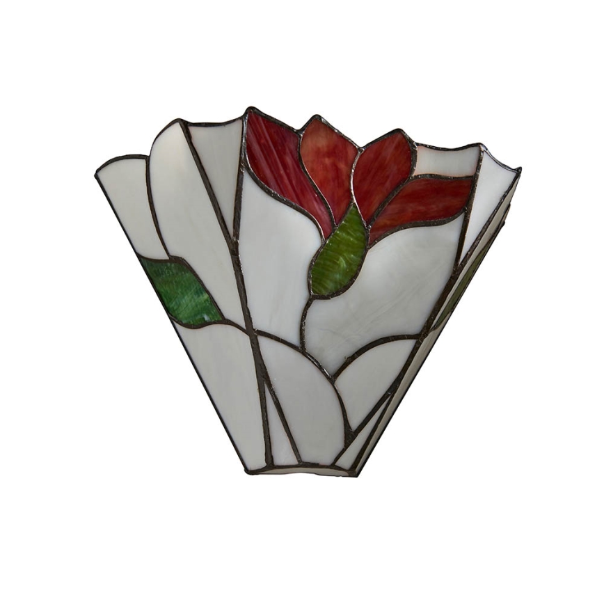 Endon 63964 - Tiffany BOTANICA Wall Light 1xE14/40W/230V