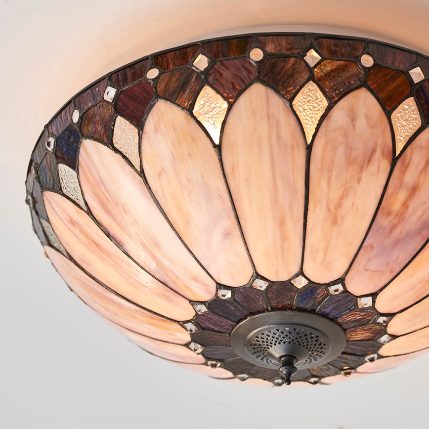 Endon 63973 - Ceiling light BROOKLYN 2xE14/60W/230V d. 50 cm