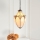 Endon 63974 - BROOKLYN Chain-hung chandelier 1xE27/60W/230V Brown
