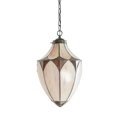 Endon 63974 - BROOKLYN Chain-hung chandelier 1xE27/60W/230V Brown