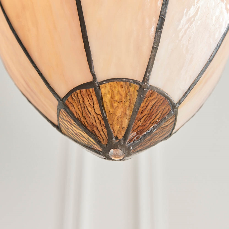 Endon 63974 - BROOKLYN Chain-hung chandelier 1xE27/60W/230V Brown