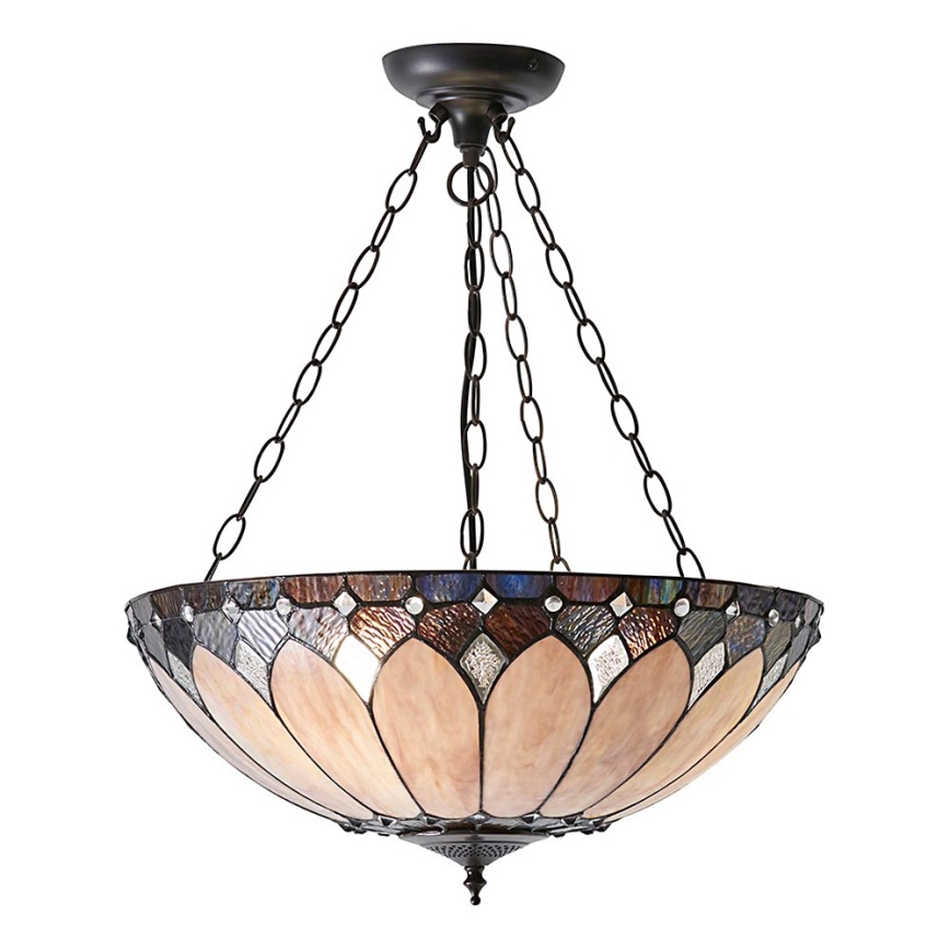 Endon 63976 - BROOKLYN Chandelier 3xE27/60W/230V Ø 50 cm