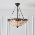 Endon 63976 - Chain-hung Tiffany BROOKLYN chandelier 3xE27/60W/230V, Ø 50 cm