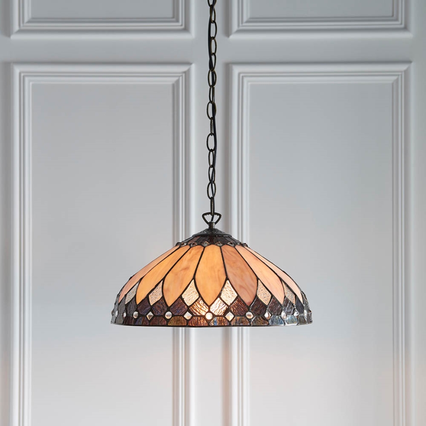 Endon 63977 - Chandelier on a chain BROOKLYN 1xE27/60W/230V d. 40 cm