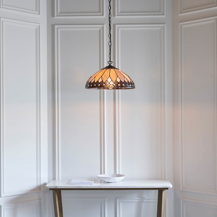 Endon 63977 - Chandelier on a chain BROOKLYN 1xE27/60W/230V d. 40 cm