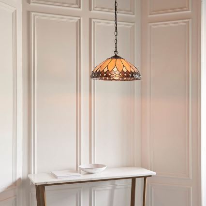 Endon 63977 - Chandelier on a chain BROOKLYN 1xE27/60W/230V d. 40 cm