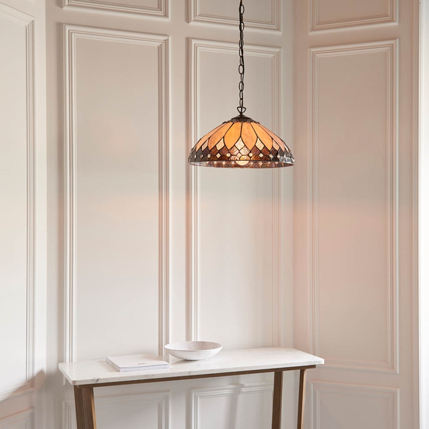 Endon 63977 - Chandelier on a chain BROOKLYN 1xE27/60W/230V d. 40 cm