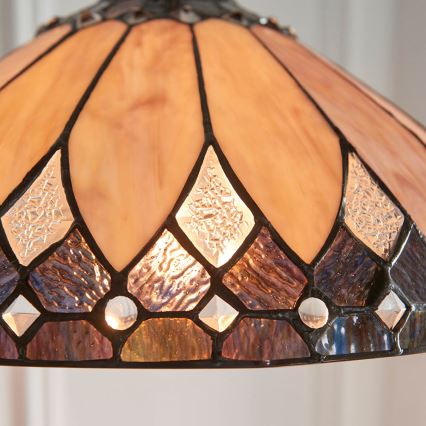 Endon 63977 - Chandelier on a chain BROOKLYN 1xE27/60W/230V d. 40 cm