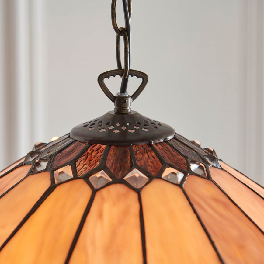 Endon 63977 - Chandelier on a chain BROOKLYN 1xE27/60W/230V d. 40 cm