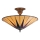Endon 64043 - Flush-mount Tiffany ceiling light DARK STAR 3xE27/60W/230V Ø 49 cm