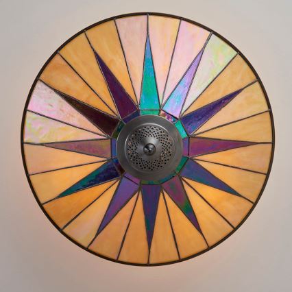 Endon 64043 - Surface-mounted chandelier DARK STAR 3xE27/60W/230V d. 49 cm