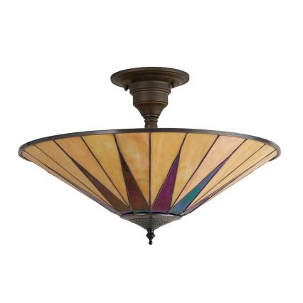 Endon 64043 - Surface-mounted chandelier DARK STAR 3xE27/60W/230V d. 49 cm