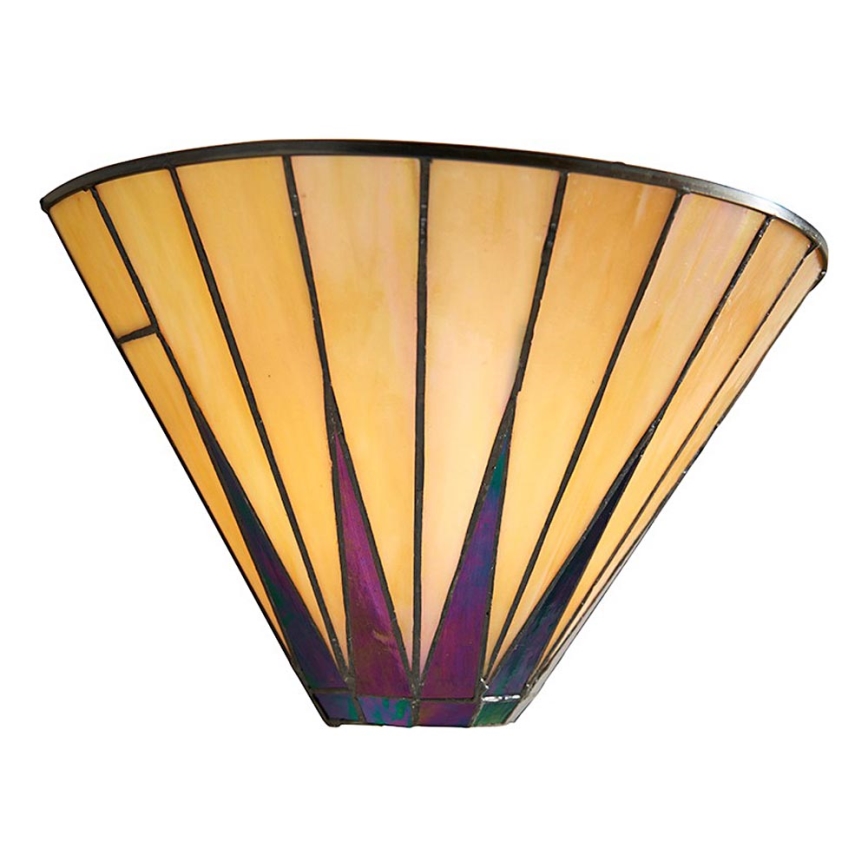 Endon 64046 - Tiffany DARK STAR Wall Light 1xE14/40W/230V