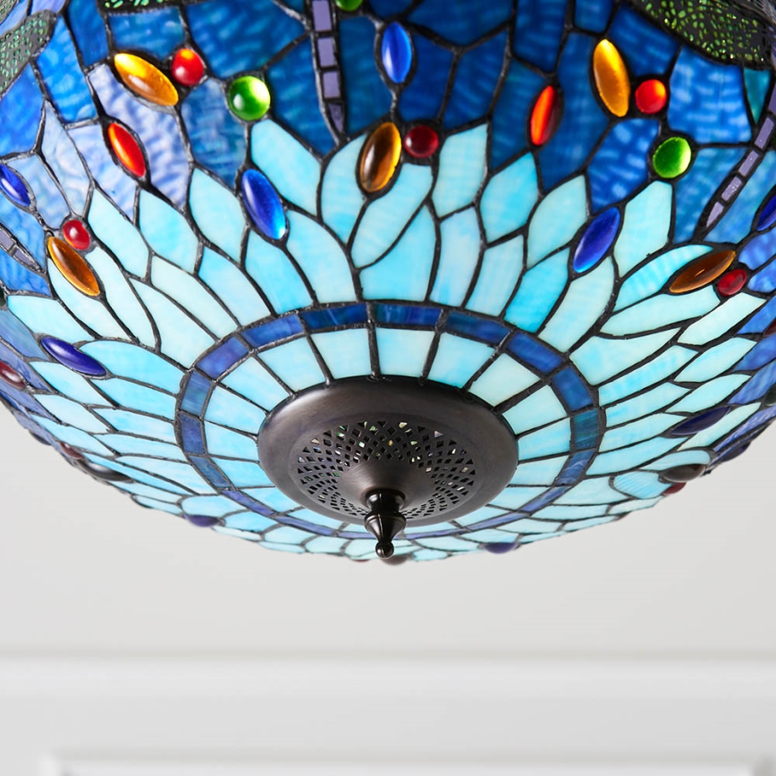 Endon 64075 - DRAGONFLY Chain-Hung Chandelier 3xE27/60W/230V Ø 41 cm