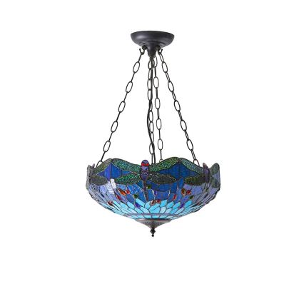 Endon 64075 - DRAGONFLY Chain-Hung Chandelier 3xE27/60W/230V Ø 41 cm